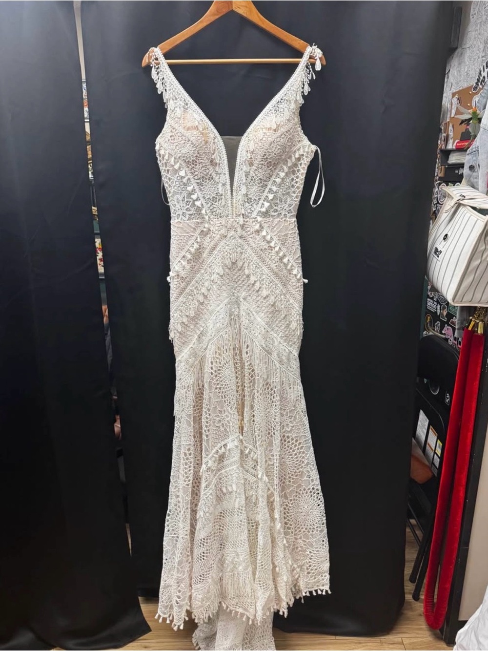 All Who Wander “Micah” Ivory wedding gown size 12